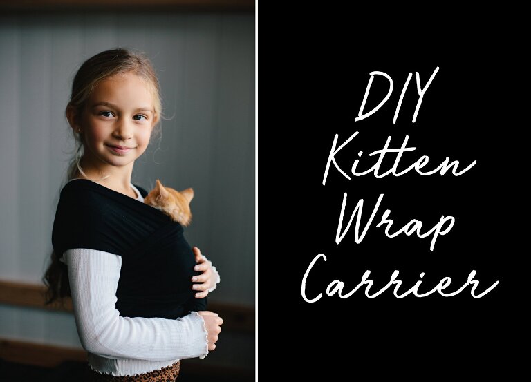 DIY Kitten Wrap Carrier Wayfarer Family
